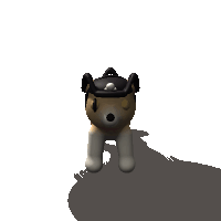 Claude Fable 5.1: Mountain lion in a Halloween costume
