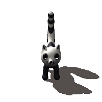 Claude Fable 5.1: Ringtail dressed as skeleton