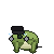 Claude Opus 4.8: Sonoran green toad in a Halloween costume