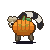 Claude Opus 4.8: Ringtail dressed as jack o lantern