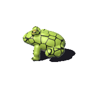 Claude Opus 5.5: Sonoran green toad turning in 3D