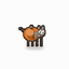 Claude Sonnet 5: Ringtail dressed as pumpkin