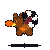 Gemini 3.7 Flash: Ringtail dressed as fire demon