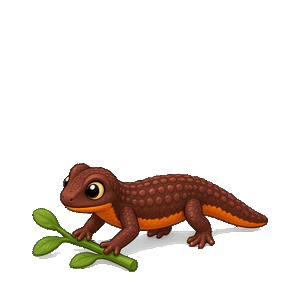 Gemini 4 Argon: California newt doing a natural behavior