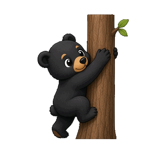 Gemini 4 Argon: American black bear doing a natural behavior