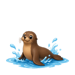 Gemini 4 Argon: California sea lion doing a natural behavior