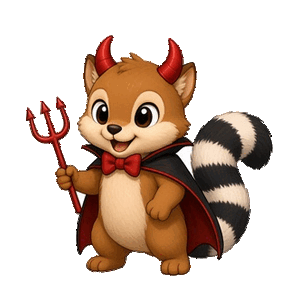Gemini 4 Argon: Ringtail dressed as devil
