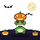 Muse Spark 1.3: Sonoran green toad in a Halloween costume